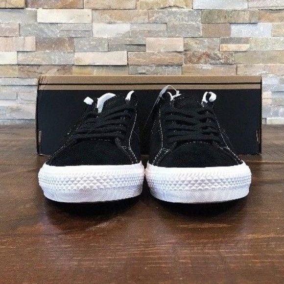 Converse One Star Mid Black Ivory Suede Men - Picture 4 of 6